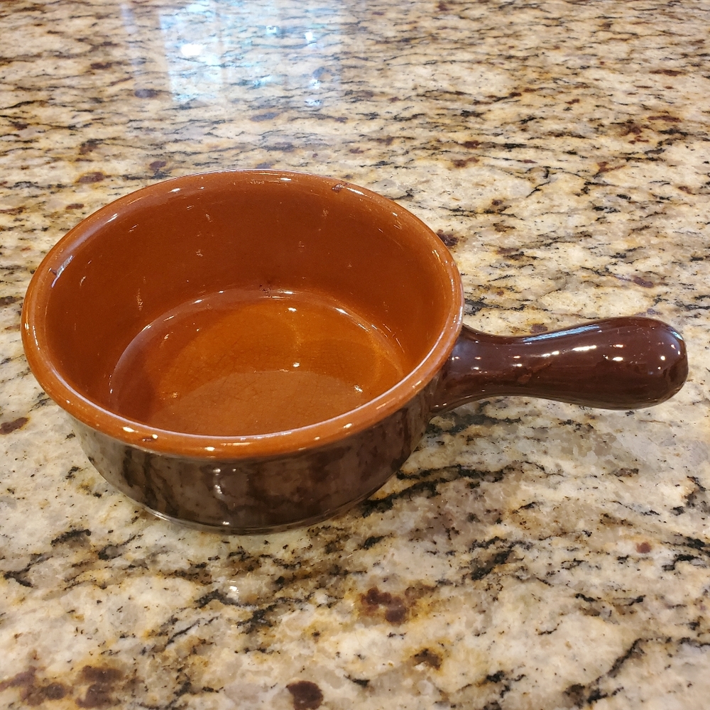 Vulcania Made in Italy glazed clay pot